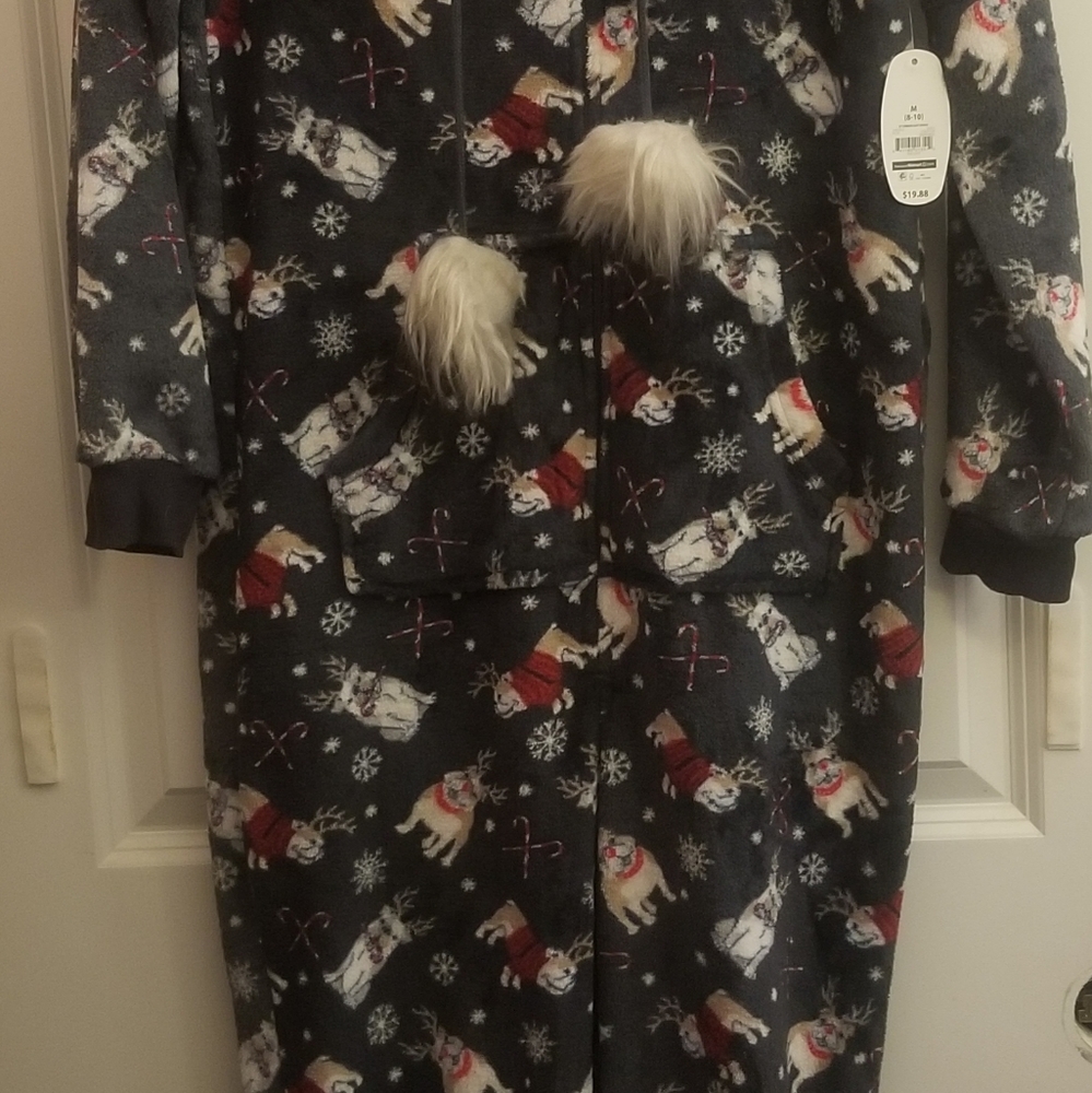 Full pajama onsie christmas